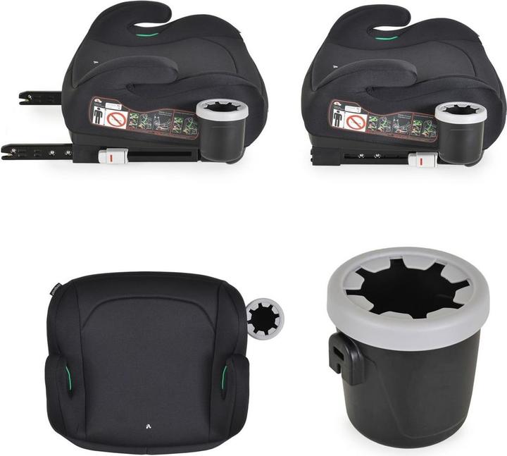 Produktbild Cangaroo Baby Car Seat I-Swift Black 125-150cm 111394 (Kindersitzerhöhung)