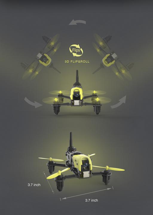 Produktbild Hubsan H122D X4 STORM Racing Set (8 min, 114 g, 0.92 Mpx)