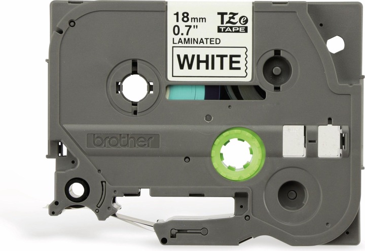 Actual product image Brother TZe-241 (1.80 cm, Black, White)