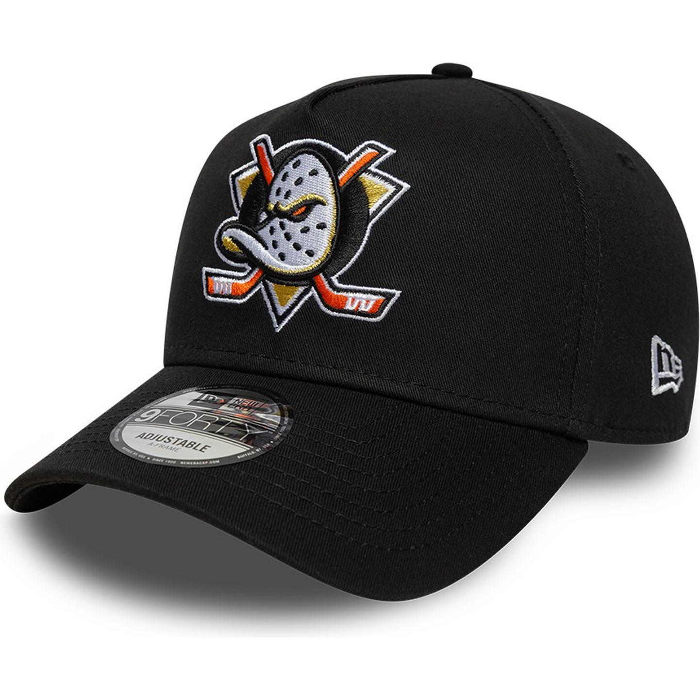 New Era, Herren, Cap, 9Forty A-Frame Snapback Cap - Anaheim Ducks, Schwarz, (One Size)