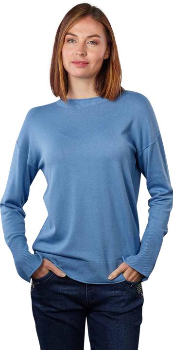 Actual product image Hugo Boss Boss Orange Long Sleeve Fannie Pullover Crew Neck Open Blue (S)