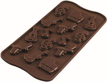 Actual product image Silikomart Scg43 Silicone Mould Choco Melody (3.60 cm)