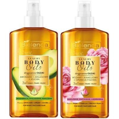 NoName, Bodylotion, Luxus-Körperöle 3in1 für Gesicht Körper Haar Avocado oder Rose 150ml (Körperöl, 150 ml)