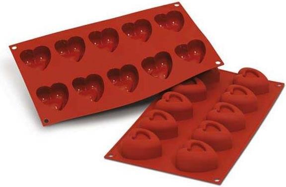 Produktbild Silikomart Sf 088 Medium Heart Savarin Silicone Mould