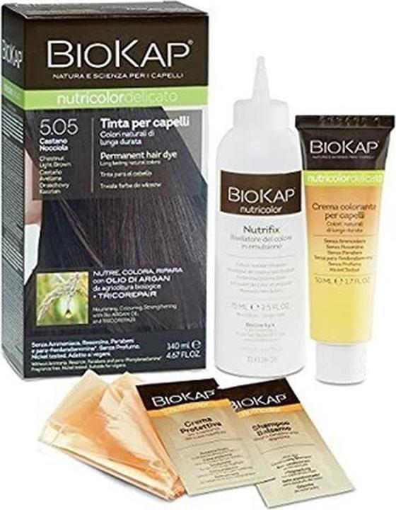 Bios Line BIOKAP NUTRICOLOR Delicate Brown Hazelnut (5.34 Honey chestnut)