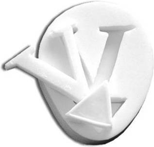 Silikomart Slk104 Silicone Mould Letter V