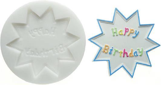 Produktbild Silikomart Slk038 Silicone Mould Happy Birthday