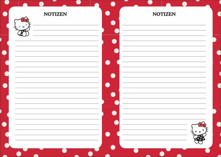 Image du produit Hello Kitty Schülerkalender A5 2026 - 17 Monate ab August 2025 (A5, 1 semaine / 2 pages)