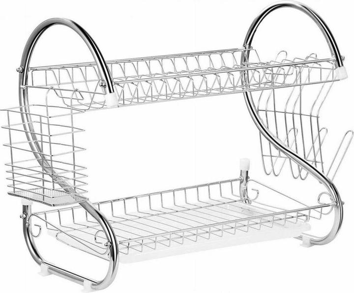 Actual product image Maestro Dish drying rack 38 cm MR102538 silver