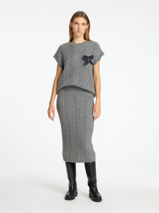 Produktbild Selected Femme Zopfstrick Midirock (M)