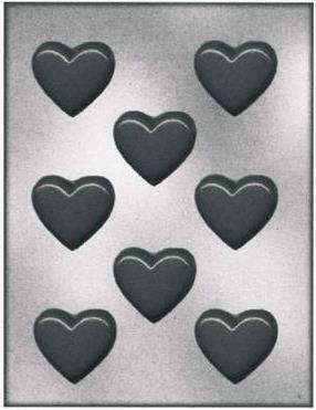 Produktbild Silikomart 901026 Hearts Smooth Chocolate Mould