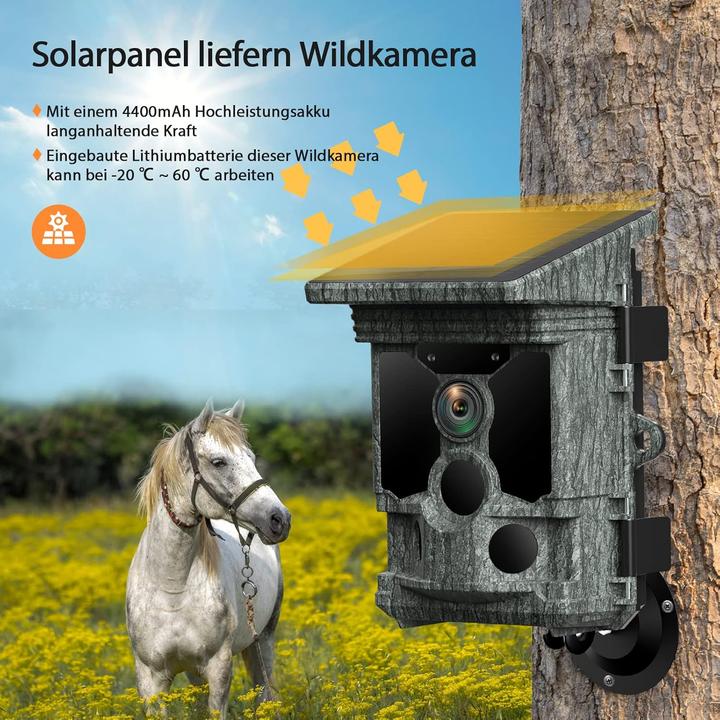 Immagine prodotto Voopeak Wildkamera TC08 mit Solar