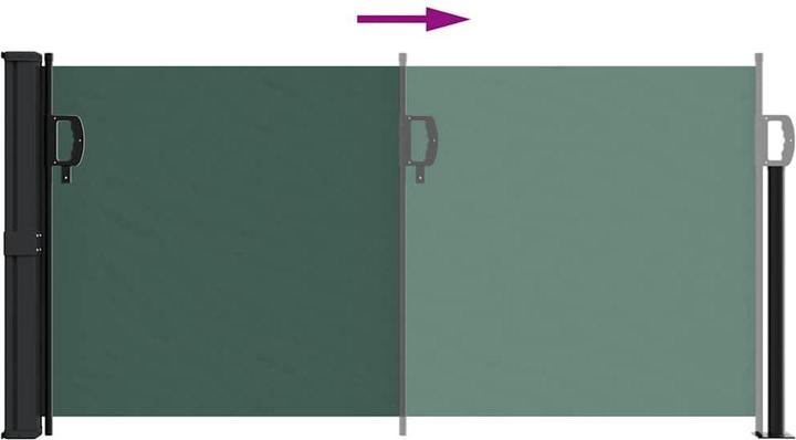 Actual product image vidaXL Extendable side awning (1 m)