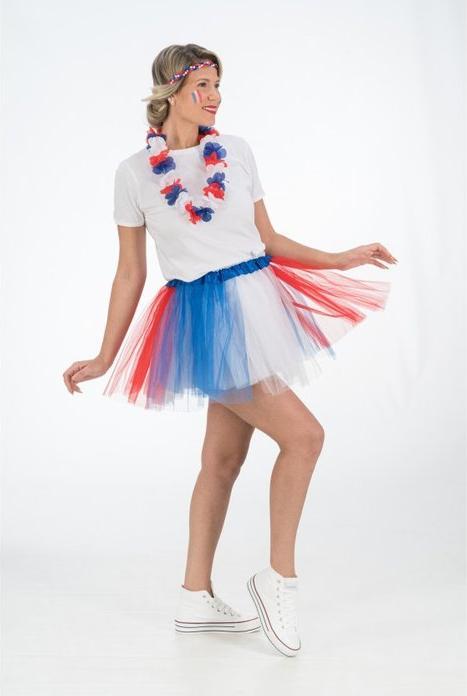 Produktbild Fun World Division Tutu: Frankreich (One Size)