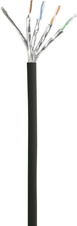 Produktbild Renkforce RF-5043938 RJ45 Netzwerkkabel, Patchkabel CAT 6a S/FTP 0.15 m Schwarz (S/FTP, CAT6a, 0.15 m)