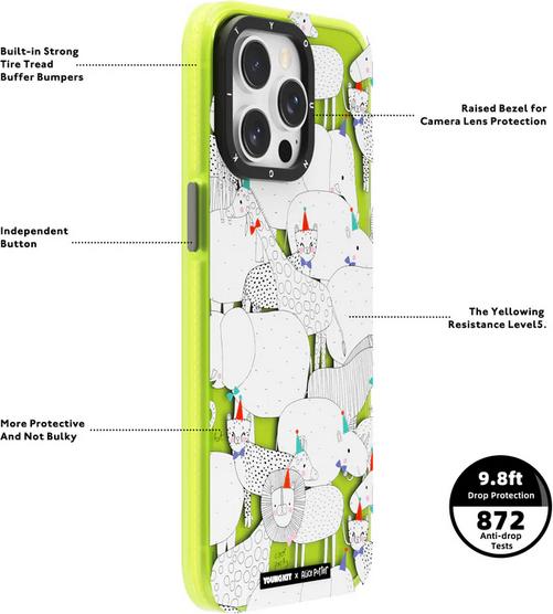 Immagine prodotto Youngkit Custodia Artists Joint@Alice Potter Kids Print Case (Apple iPhone 15 Pro Max)