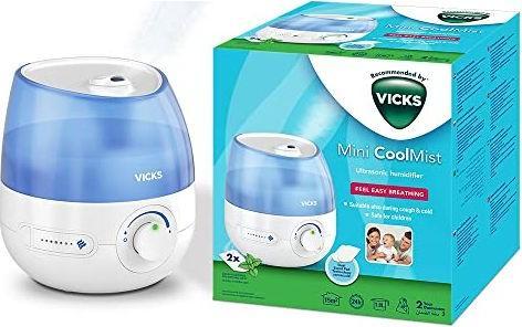 Actual product image Vicks Mini Kaltluft Ultraschall-Luftbefeuchter VUL565E (35 m²)