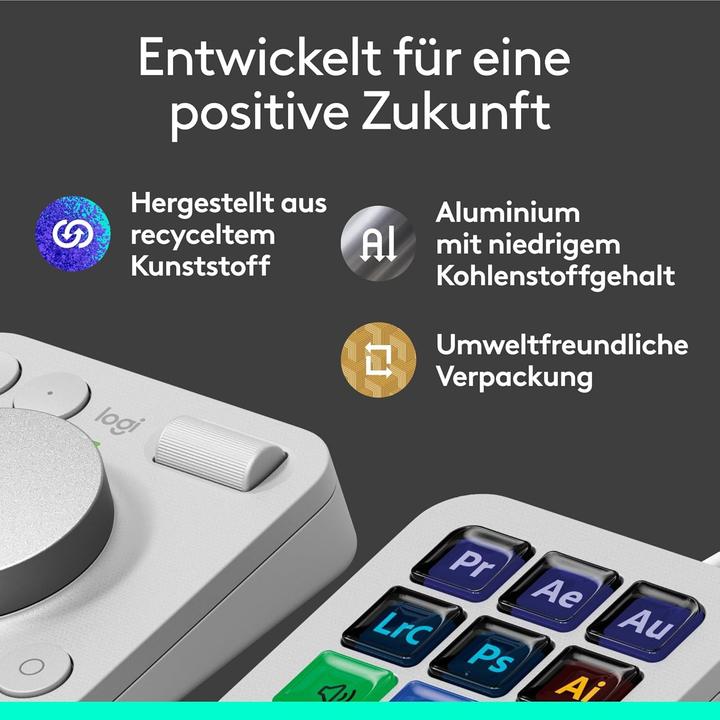 Actual product image Logitech Mx Creative Console (Without keyboard layout, Cable)