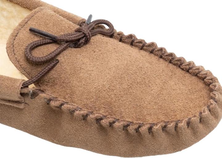 Produktbild Mokkers Jake Mokassins Hausschuhe Pantoffeln Wildleder (44)