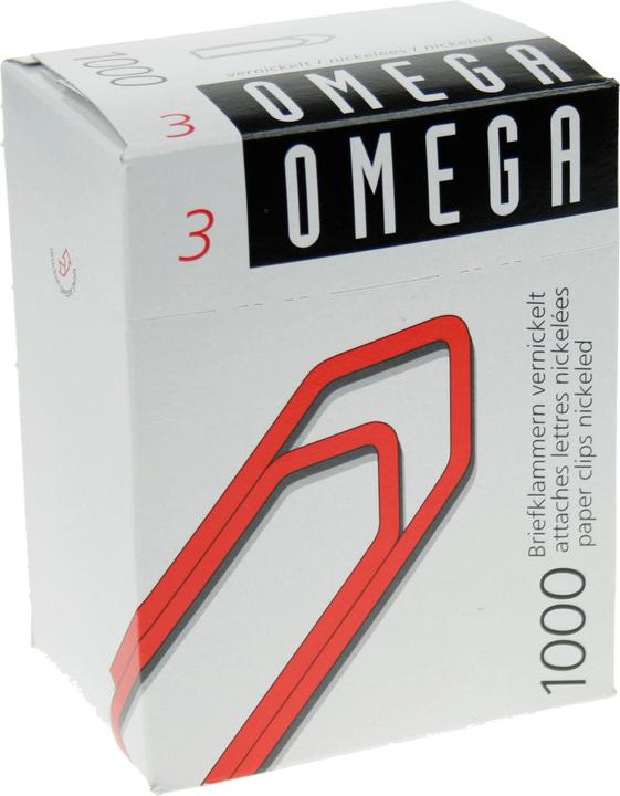 Produktbild Omega Büroklammern (1000 x)