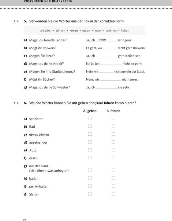 Actual product image Verben & Zeiten trainieren Deutsch als Fremdsprache (German, 2020)