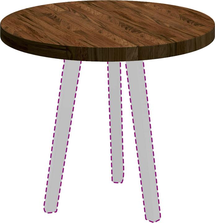 Produktbild vidaXL Moderne Möbel (60 x 60 x 4 cm)