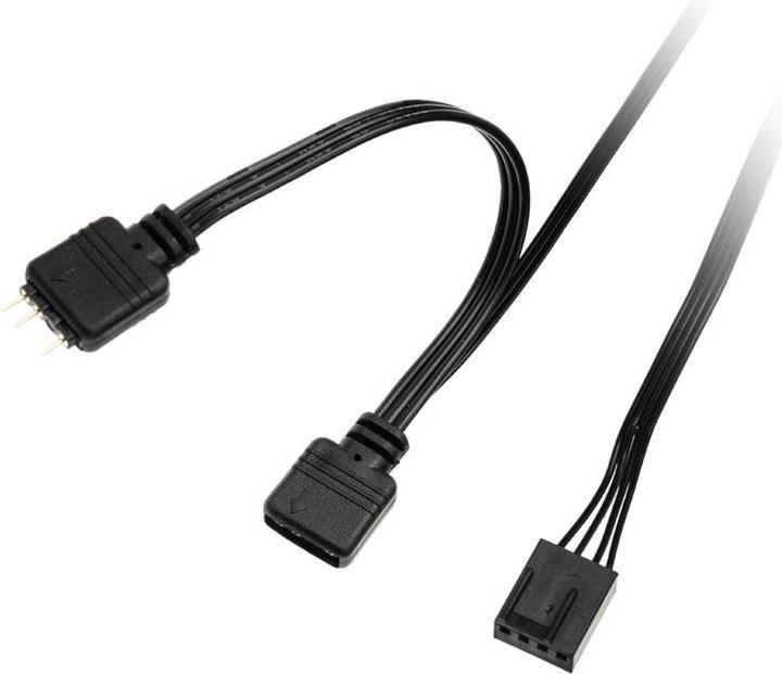 Actual product image Bitspower Notos RGB PWM fan, 120mm - black, 3-pack (120 mm, 3 x)
