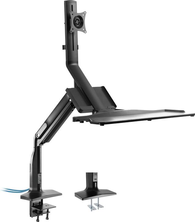Produktbild InLine Workstation-Tischhalterung mit Lifter (Tisch, 17")