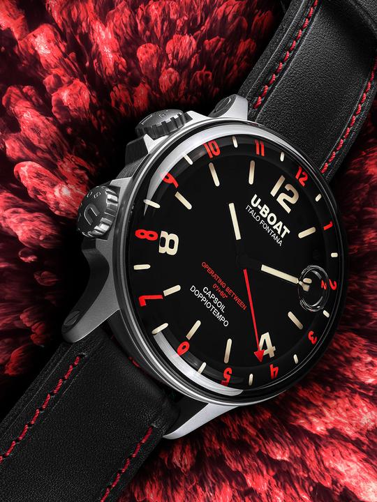 Produktbild U-Boat 9674 Capsoil Doppioempo SS GMT (Analoguhr, 55 mm)