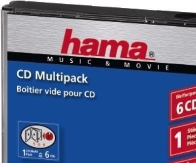 Immagine prodotto Hama CD Multipack maniche vuote da 6 pezzi