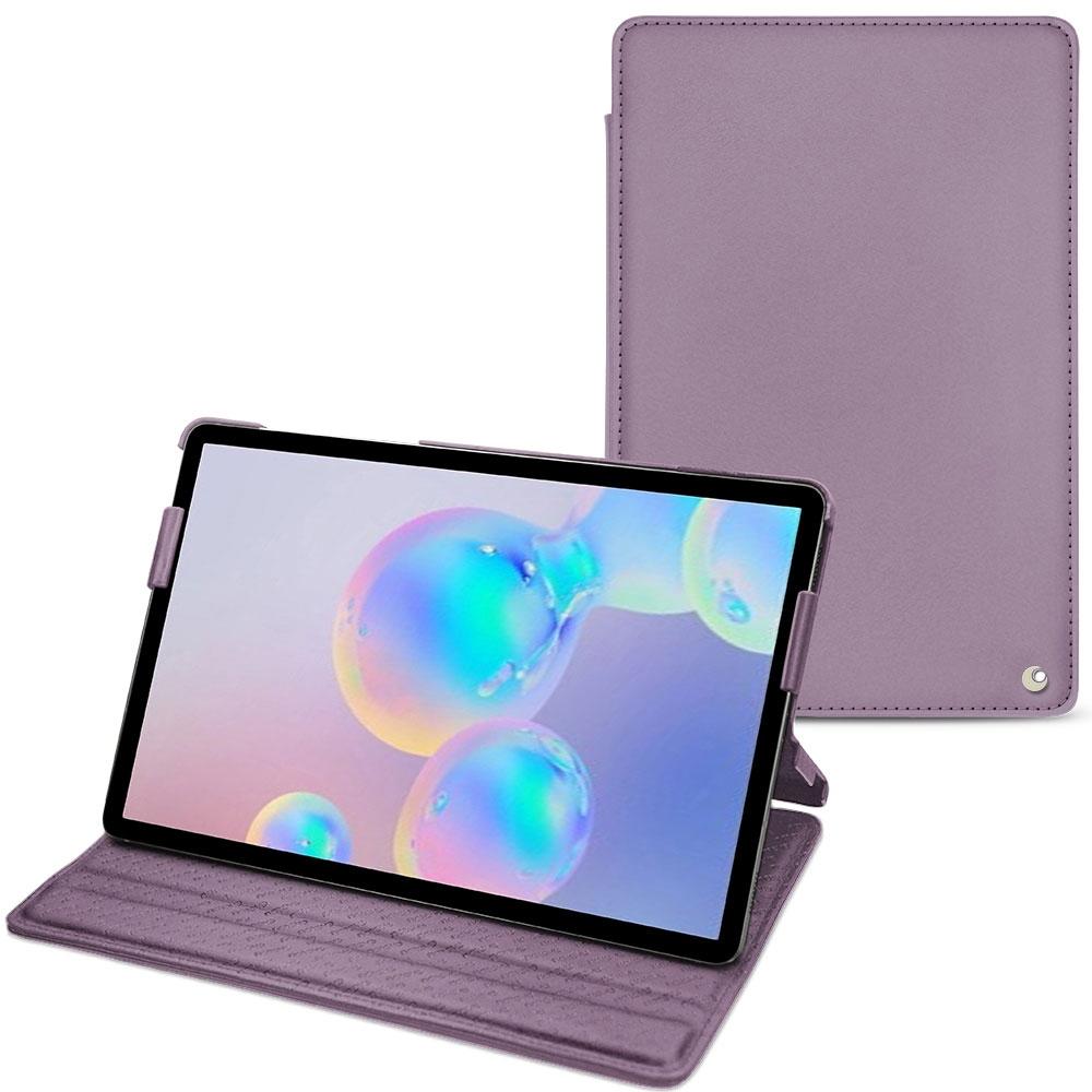 Noreve Lederschutzhülle horizontal (Galaxy Tab S6), Tablet Hülle, Violett