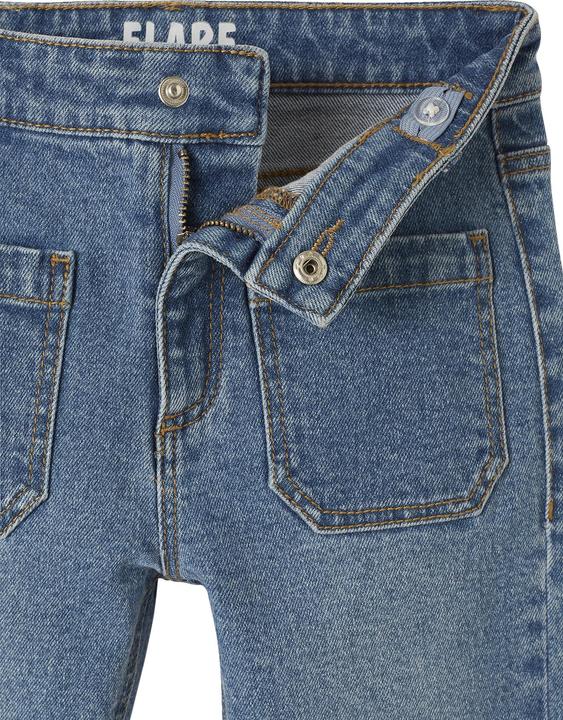Produktbild Vertbaudet Mädchen Flare-Jeans, 7/8 (128)