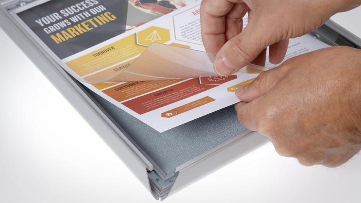 Actual product image Europel Poster frame, DIN A4, 25 mm, gold (A4)