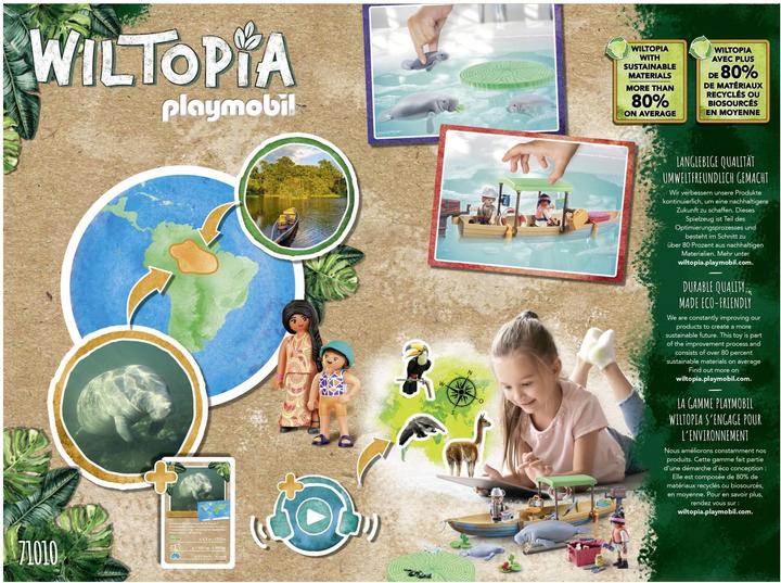 Actual product image Playmobil Boat trip to the manatees (71010, Playmobil Wiltopia)