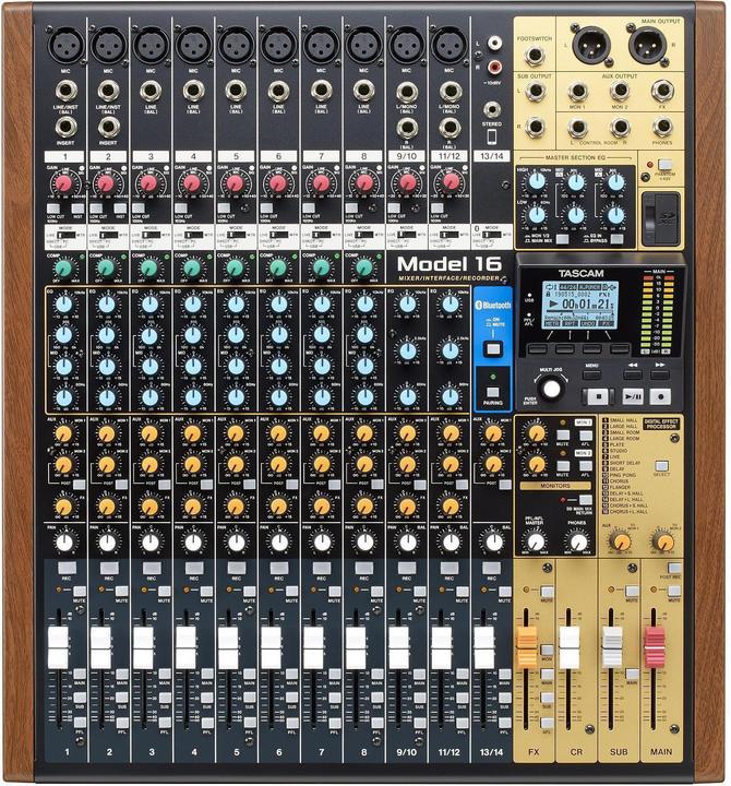 Tascam Mixer Model 16 (Studio- and Livemixer)
