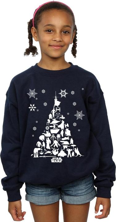 Produktbild Star Wars Christmas Tree Sweatshirt Mädchen (152, 158)