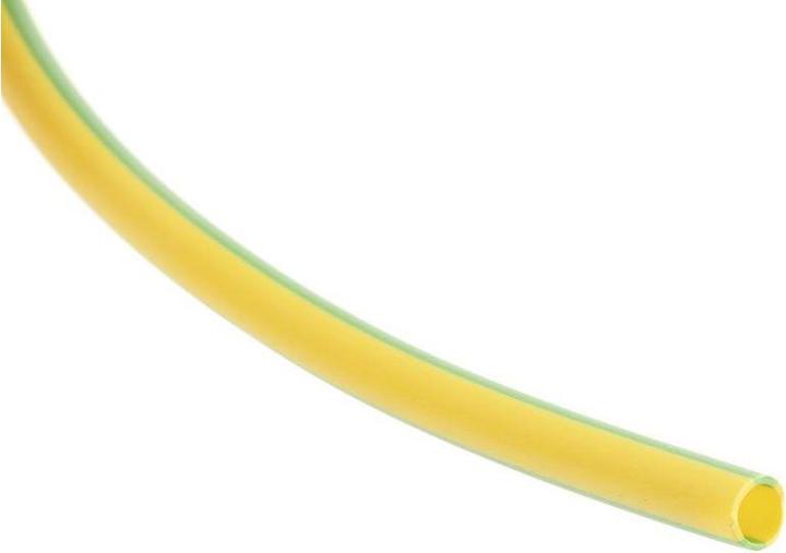 Actual product image HellermannTyton Isolierhülse, 3mm, Green / Yellow, PVC (Cable conduit, 47 cm)