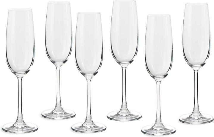 Echtwerk EW-TG-2802 Sekt--Champagnerkelche Daily 6-Teilig, 210 ml (21 cl, Bicchieri da champagne)