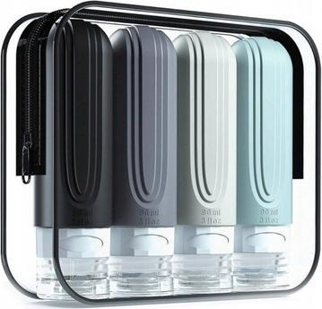 Actual product image Ecarla Silicone Travel Containers Set