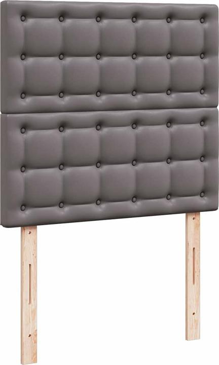 Image du produit VidaXL Lit Ottoman avec matelas Noir 100x200 cm Similicuir (100 x 200 cm)