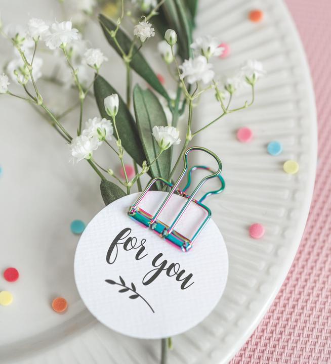 Immagine prodotto Knorr Prandell Clip decorativa, 19 mm, iridescente arcobaleno