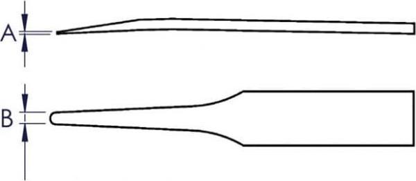 Actual product image Knipex Plastic Tweezers ESD