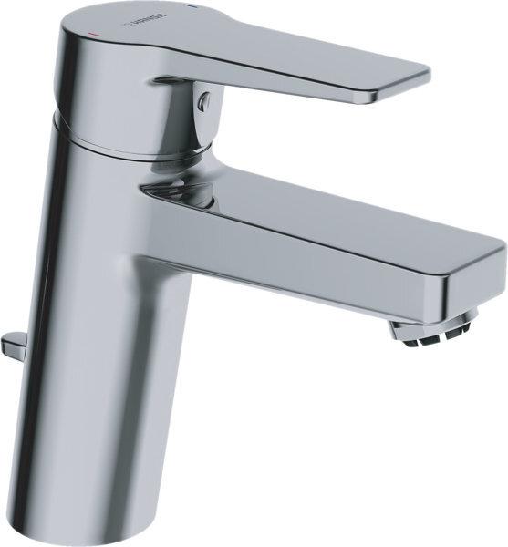 Produktbild Hansa Hansatwist XL Waschtischarmatur, Niederdruck, mit Ablaufgarnitur, Ausladung: 123 mm, 09031183
