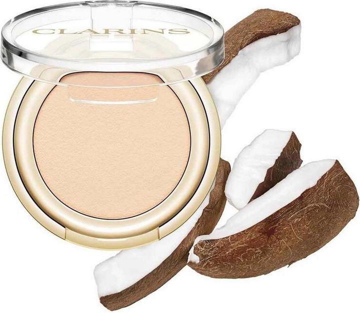 Actual product image Clarins Ombre Mono Eyeshadow No 01 (01, MATTE IVORY)