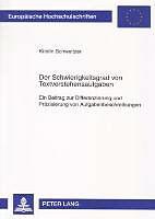 Produktbild Der Schwierigkeitsgrad von Textverstehensaufgaben (Deutsch, Kirstin Schweitzer, 2007)