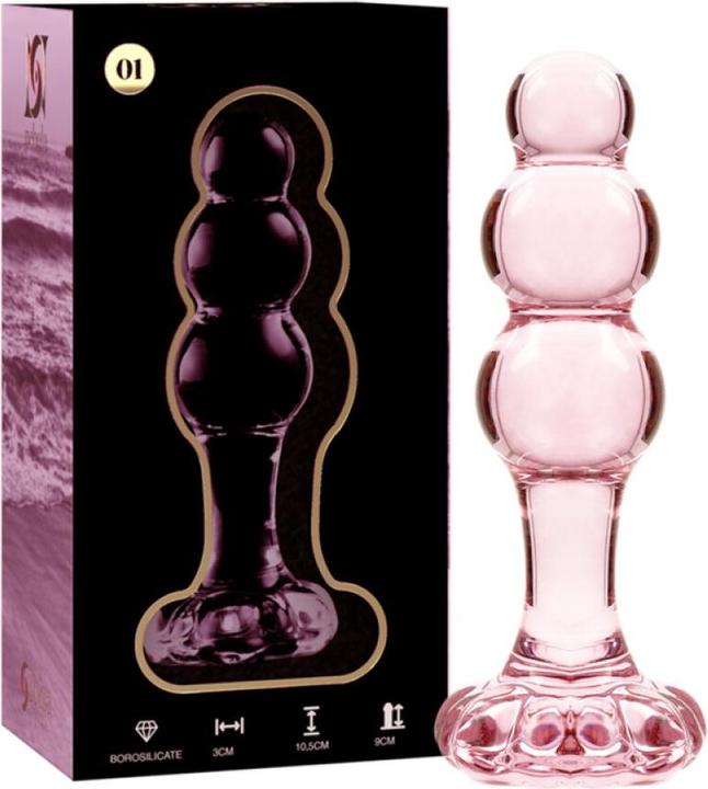 Produktbild Ibiza Nebula Series By ™ - Modell 1 Analplug Borosilikatglas 10,7 X 3 cm Rosa