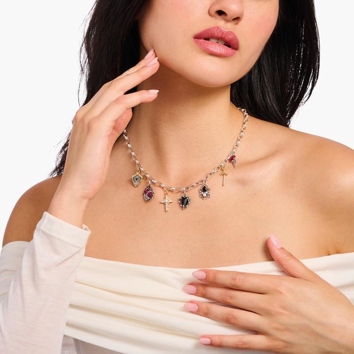Immagine prodotto Thomas Sabo Collana con ciondoli True Romance (Argento 925, Smalto, 45 cm)