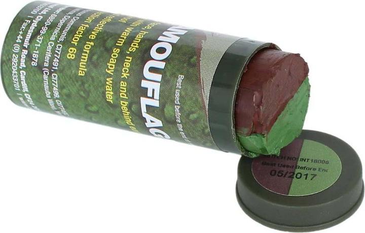 BCB Bushcraft Camouflage Cream 30g Green/Brown