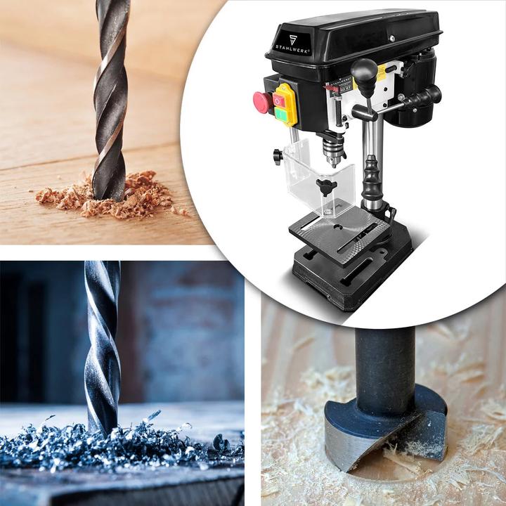 Produktbild Stahlwerk Säulenbohrmaschine BD-350 ST 350W Leistung 620-2.620 U/min Ø 13 mm