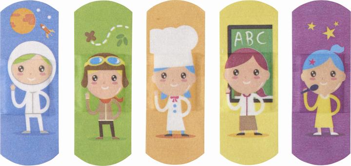 Produktbild Nexcare Happy Kids Professions Kinderplaster (20 x)